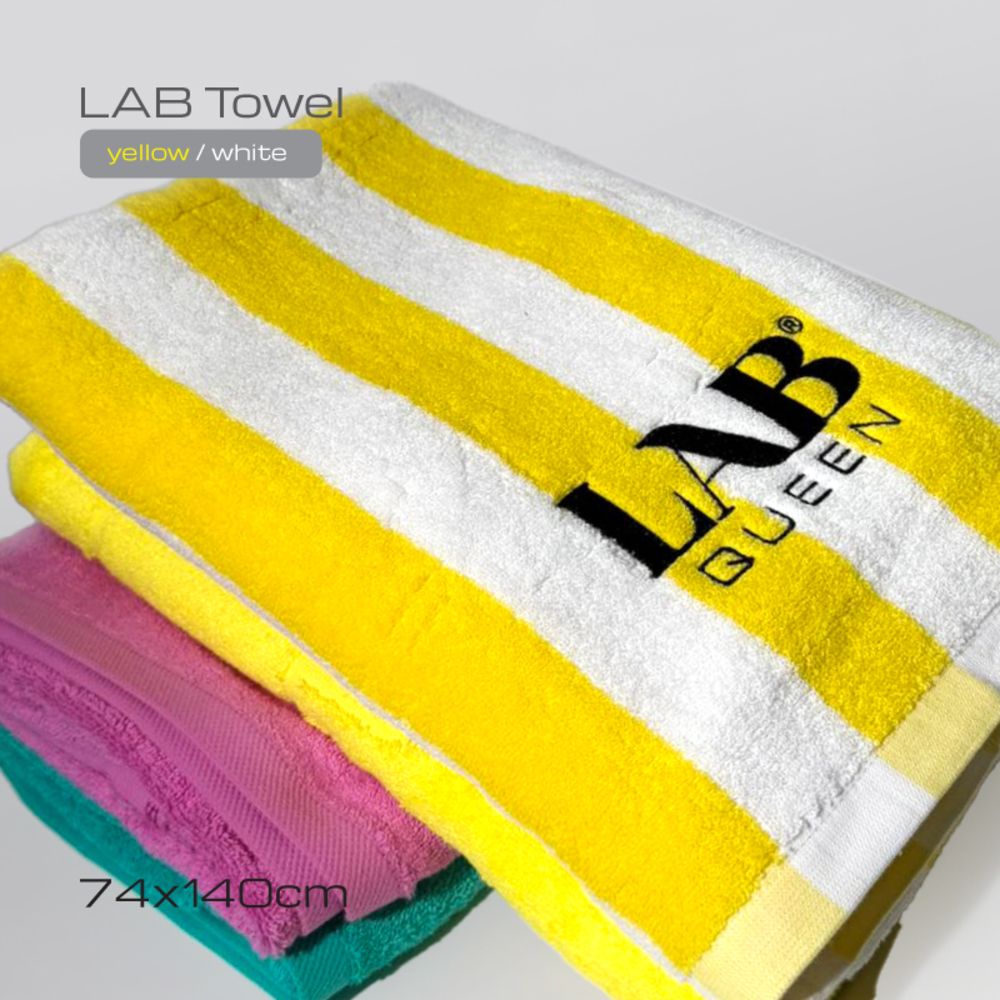 LAB yellow/white 74x140cm